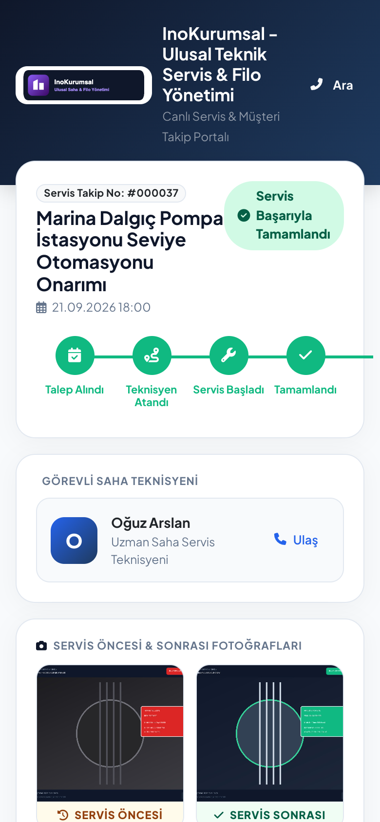 Müşteri Takip Ekranı